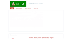 Desktop Screenshot of nflandowners.com